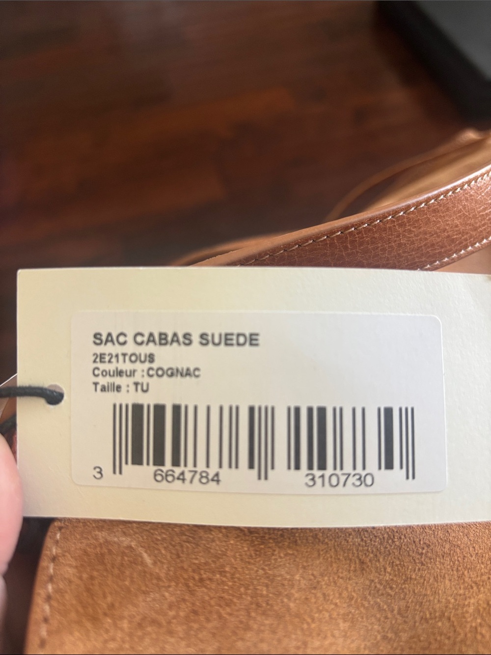 Bash Cabas Suede Tote - Picture 7 of 7